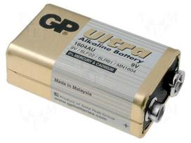 Battery: alkaline | 9V | 6F22 | Ultra | 48.5x26.5x17.5mm