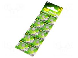 Battery: alkaline | 1.5V | LR41,R736,coin | Batt.no: 10 | Ø7.9x3.6mm