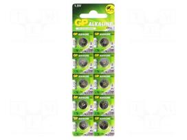 Battery: alkaline | 1.5V | LR44,R1154,coin | Batt.no: 10 | Ø11.6x5.4mm