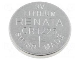 Battery: lithium | 3V | CR1225,coin | Ø12x2.5mm | 48mAh