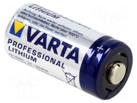 Battery: lithium | 3V | CR123A,CR17345 | Ø16.8x34.5mm | 1600mAh