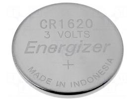Battery: lithium | 3V | CR1620,coin | Batt.no: 1 | Ø16x2mm | 79mAh