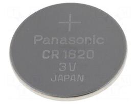 Battery: lithium | 3V | CR1620,coin | Ø16x2mm | 70mAh