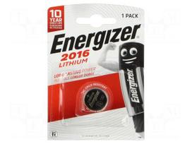 Battery: lithium | 3V | CR2016,coin | Batt.no: 1 | Ø20x1.6mm | 90mAh