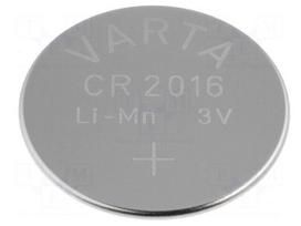 Battery: lithium | 3V | CR2016,coin | Ø20x1.6mm | 90mAh