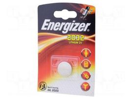 Battery: lithium | 3V | CR2032,coin | Batt.no: 1 | Ø20x3.2mm | 235mAh
