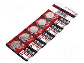 Battery: lithium | 3V | CR2032,coin | Batt.no: 5 | Ø20x3.2mm