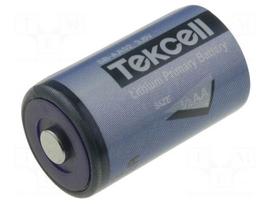 Battery: lithium | 3.6V | 1/2AA | Ø14.3x24.6mm | 1200mAh