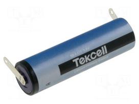 Battery: lithium | 3.6V | AA | soldering lugs | Ø14.3x49.5mm | 2400mAh