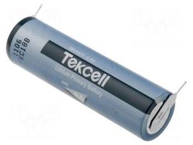 Battery: lithium | 3.6V | AA | for PCB | Ø14.3x49.5mm | 2400mAh