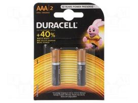Battery: alkaline | 1.5V | AAA,R3 | Basic | Batt.no: 2