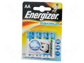 Battery: alkaline | 1.5V | AA | Maximum/Max Plus | Batt.no: 4