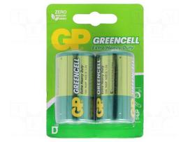 Battery: zinc-chloride | 1.5V | D | Batt.no: 2 | non-rechargeable