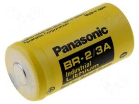 Battery: lithium | 3V | 2/3A,2/3R23 | Ø17x33.5mm | 1200mAh