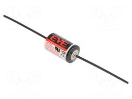 Battery: lithium | 3.6V | 1/2AA,1/2R6 | axial | Ø14.5x25.4mm | 1200mAh