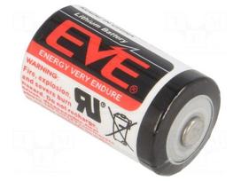 Battery: lithium | 3.6V | 1/2AA,1/2R6 | Ø14.5x25.4mm | 1200mAh