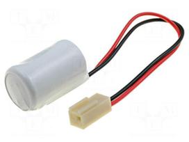 Battery: lithium | 3.6V | 1/2AA | JST connector | Ø14.5x25mm | 1200mAh