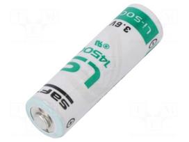 Battery: lithium | 3.6V | AA | Ø14.5x50mm | 2600mAh | non-rechargeable