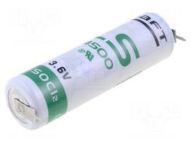 Battery: lithium | 3.6V | AA | 2pin | Ø14.5x50mm | 2600mAh