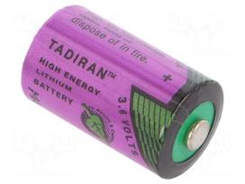 Battery: lithium (LTC) | 3.6V | 1/2AA | Ø14.7x25.2mm | 1200mAh
