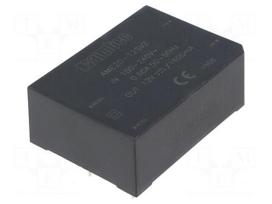 Converter: AC/DC | 19.2W | Uout: 12VDC | Iout: 1.6A | 81% | Mounting: PCB