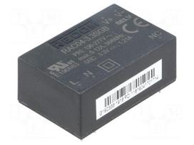 Converter: AC/DC | 4W | Uout: 3.3VDC | Iout: 1.21A | 70% | Mounting: PCB