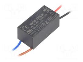 Converter: AC/DC | 20W | Uout: 12VDC | Iout: 1.67A | 86% | 85÷264VAC | 65g