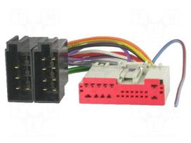 Connector | radio,ISO | Ford | PIN: 24