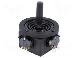 Joystick | 0÷5kΩ±5%,2- axes | Stabl.pos: 1 | 5kΩ | -10÷80°C