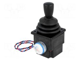 Joystick | 1- axis | 5kΩ | -20÷55°C | IP65 | Linearity: ±2 %