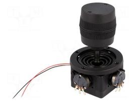 Joystick | 0÷5kΩ±5%,3- axes | Stabl.pos: 1 | 5kΩ | -10÷80°C