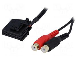 Aux adapter | RCA | Seat,Škoda,VW | 0.8m | Navigation: MFD2,RNS,RNS2