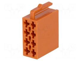Connector housing | plug | ISO | PIN: 8 | Works with: 341432