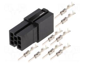 Kit | socket | Mini ISO | PIN: 8 | 8 pins