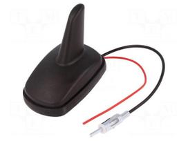 Antenna | SHARK | AM,FM | DIN | 12VDC | Kind: RG174