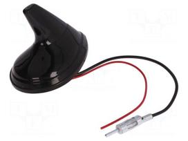 Antenna | SHARK | AM,FM | DIN | 12VDC | Kind: RG174