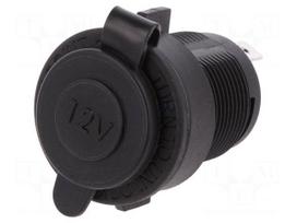 Car lighter socket adapter | car lighter socket x1 | black