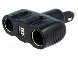 Automotive power supply | 10A | Sup.volt: 7÷12VDC | black