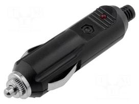 Cigarette lighter plug | 5A | Sup.volt: 12÷24VDC
