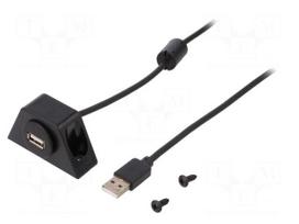 Extender | USB A socket | 0.6m | USB 2.0