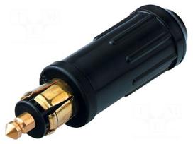 Cigarette lighter plug | screw terminal | 15A | Sup.volt: 12÷24VDC