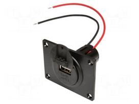 Automotive power supply | USB A socket | 3A | Sup.volt: 12÷24VDC