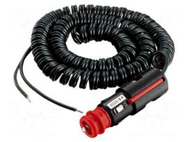 Cigarette lighter socket extension cord | cables | 8A | black | 3m