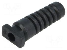Car lighter strain relief | black | 4mm