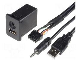 USB/AUX adapter | Opel | USB A socket,Jack 3,5mm 4pin socket