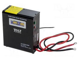 Converter: dc/ac | 500W | Uout: 230VAC | Out: mains 230V | 0÷40°C | 12V