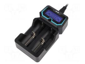Charger: microprocessor-based | Li-Ion,Ni-Cd,Ni-MH | 2A