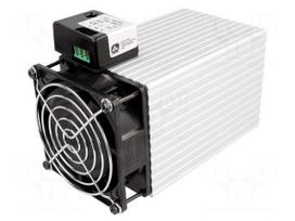 Blower heater | 500W | IP20 | DIN EN50022 35mm | 112x82x165mm | 230V