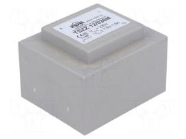 Transformer: encapsulated | 12VA | 230VAC | 7.5V | 1.6A | Mounting: PCB