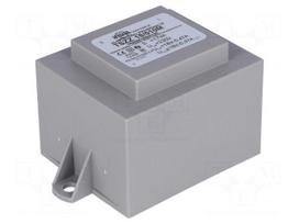 Transformer: encapsulated | 18VA | 230VAC | 18V | 18V | 0.5A | 0.5A | IP00